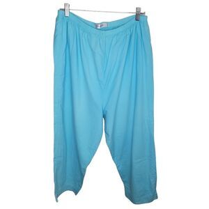 Fresh Produce blue cotton capri pants size 1X